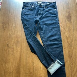 UB422 Unbranded Selvedge Tight Fit Actual Eaist 34”